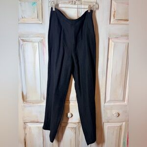 Eileen Fisher Woman's  Classic Black Linen Dress Pants